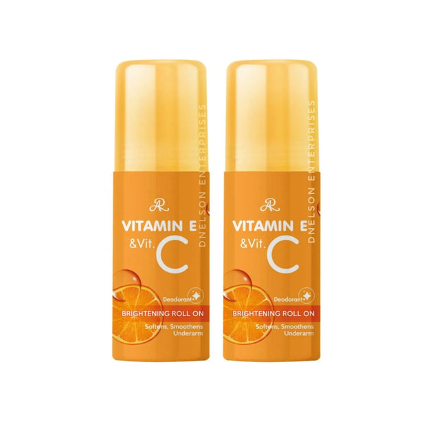 2  Bottles AR Vitamin E & Vit C Brightening Roll On Deodorant