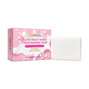 ASEP SKIN Gluta Milky + Niacinamide Face & Body Soap, 80g for a fresh and simple everyday cleansing routine.