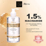Ashley Shine NIACINAMIDE Pure Serum - for Face and Body, 520ml