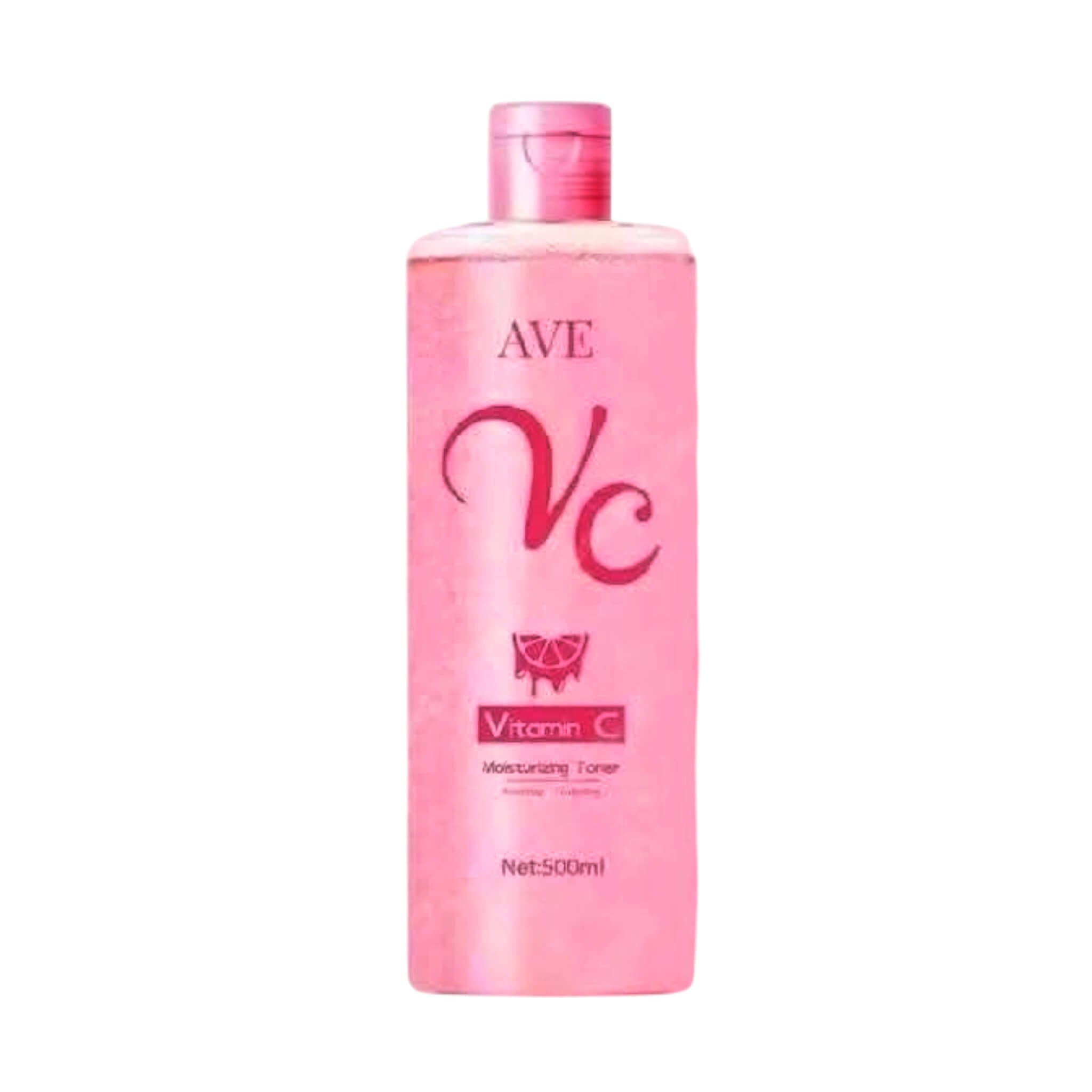 AVE VC Vitamin C Moisturizing Toner 500ml | Hydrating & Soothing Facial Toner with Niacinamide, Arbutin, Hyaluronic Acid & Centella Asiatica