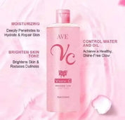 AVE VC Vitamin C Moisturizing Toner 500ml – Soothes and nourishes skin with gentle daily care.