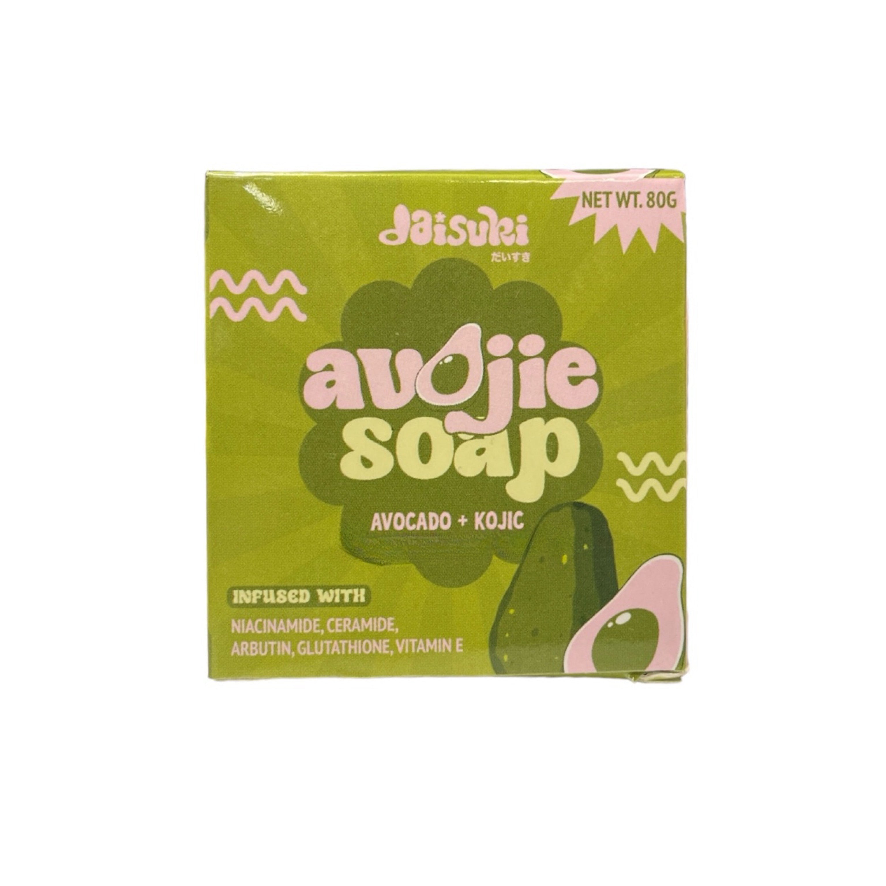 2 Bars Avojie Soap Avocado & Kojic by Daisuki, 80g