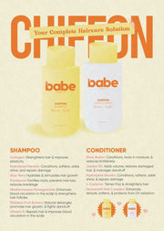 BABE Formula CHIFFON Shampoo & Conditioner, 250ml Each