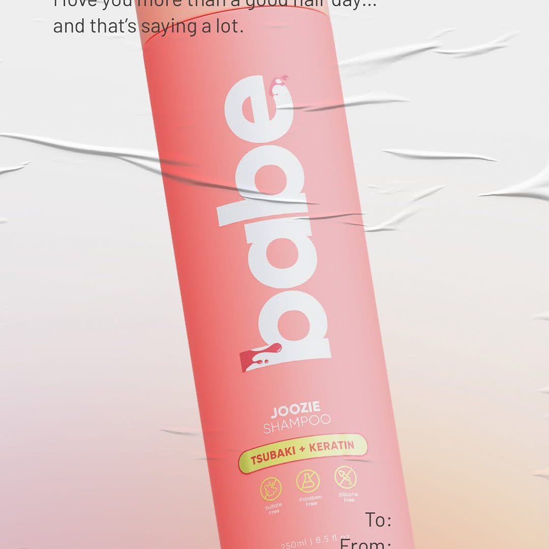 BABE Formula JOOZIE Shampoo 250ml provides gentle cleansing for all hair types