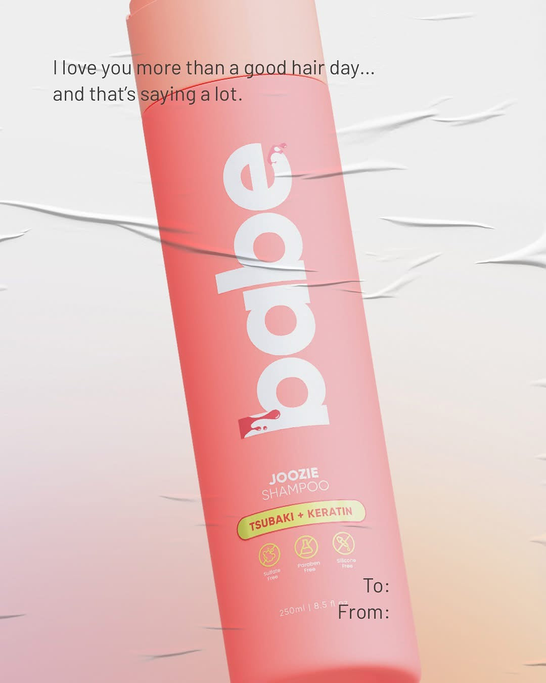 BABE Formula JOOZIE Shampoo 250ml provides gentle cleansing for all hair types