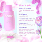 Babe Formula Whimsicle key ingredients argan collagen