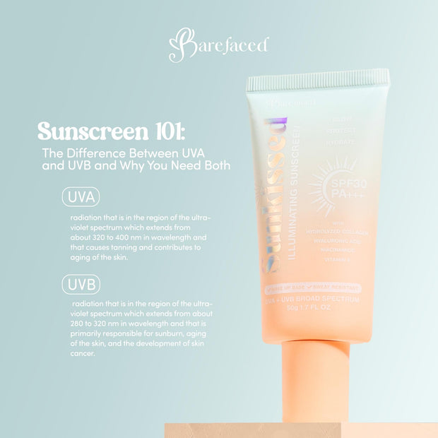 Barefaced Sunkissed Illuminating Sunscreen SPF 30 PA+++ 50g