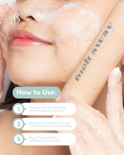 Barefaced MELT AWAY 2 in 1 Hydrabright Oil to Foam Gentle Cleanser (100ml)