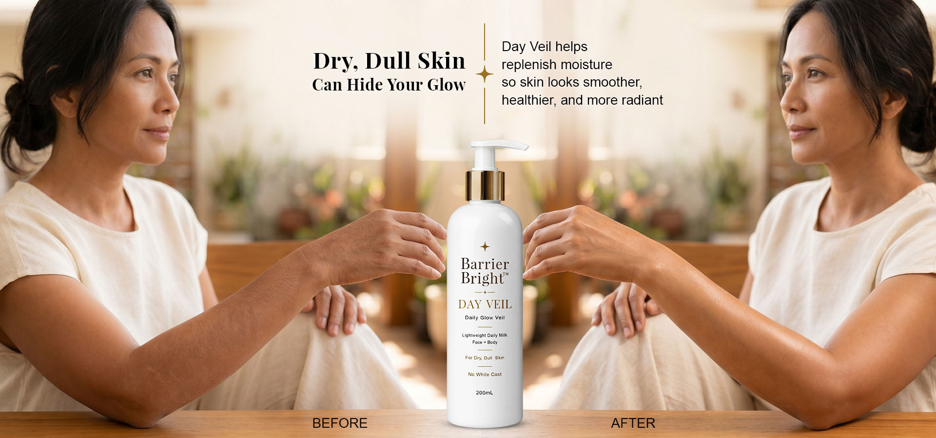 Barrier Bright Day Veil Daily Milk Moisture Retention Care for Daily Use
