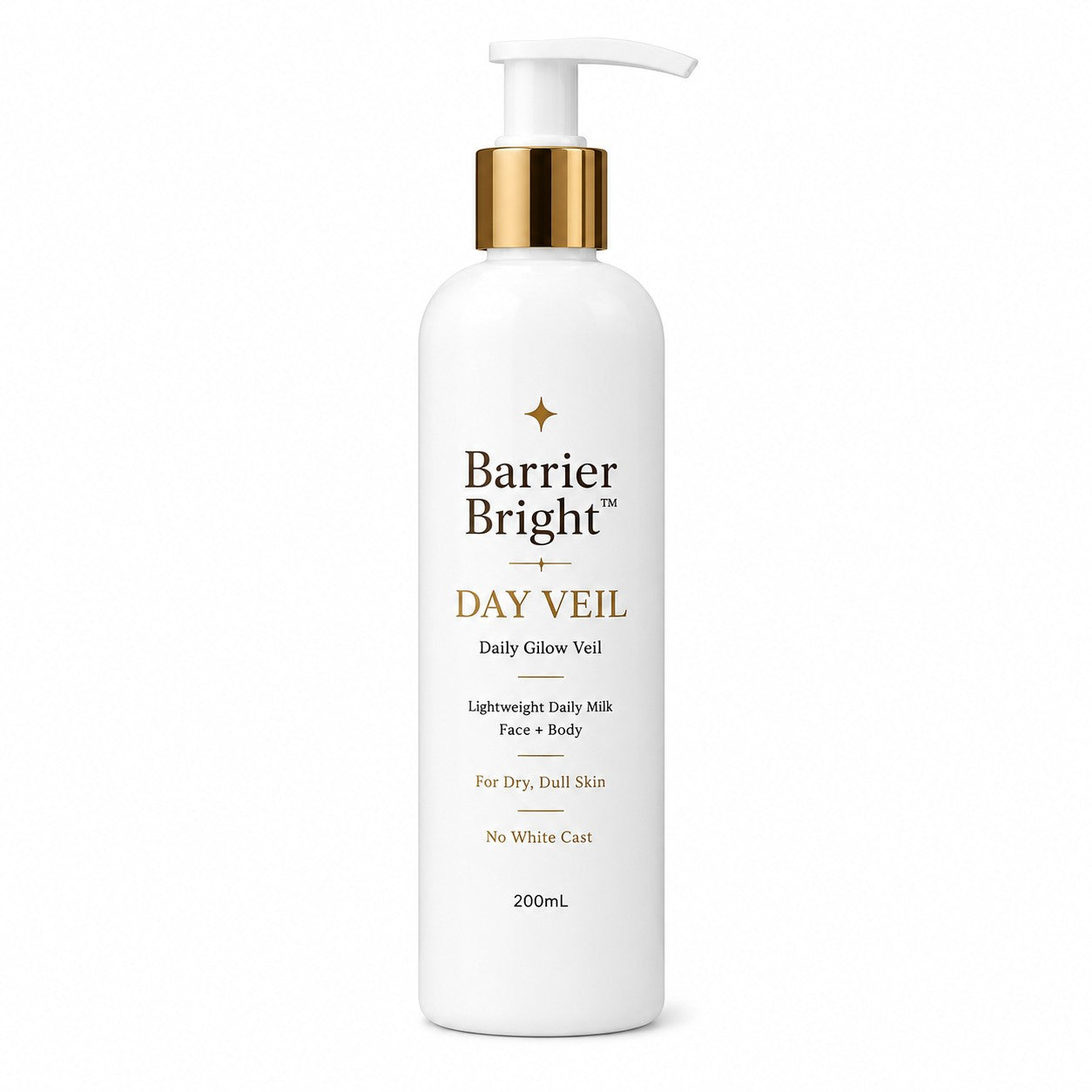 Barrier Bright Day Veil Daily Milk Face & Body Moisturizer with Lightweight Daily Hydration
