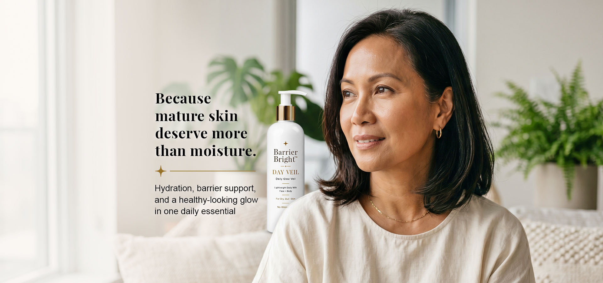 Barrier Bright Day Veil Daily Milk Hydration Support for Face and Body
