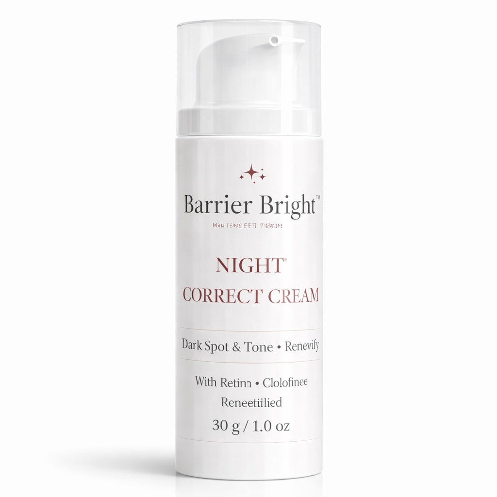 Barrier Bright Duo with niacinamide tranexamic acid ceramides and retinol for smoother looking skin and balanced care