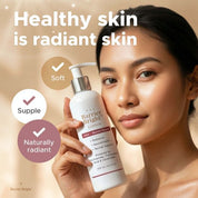 Barrier Bright Lotion enriched with ceramides and squalane to help maintain moisture and skin comfort