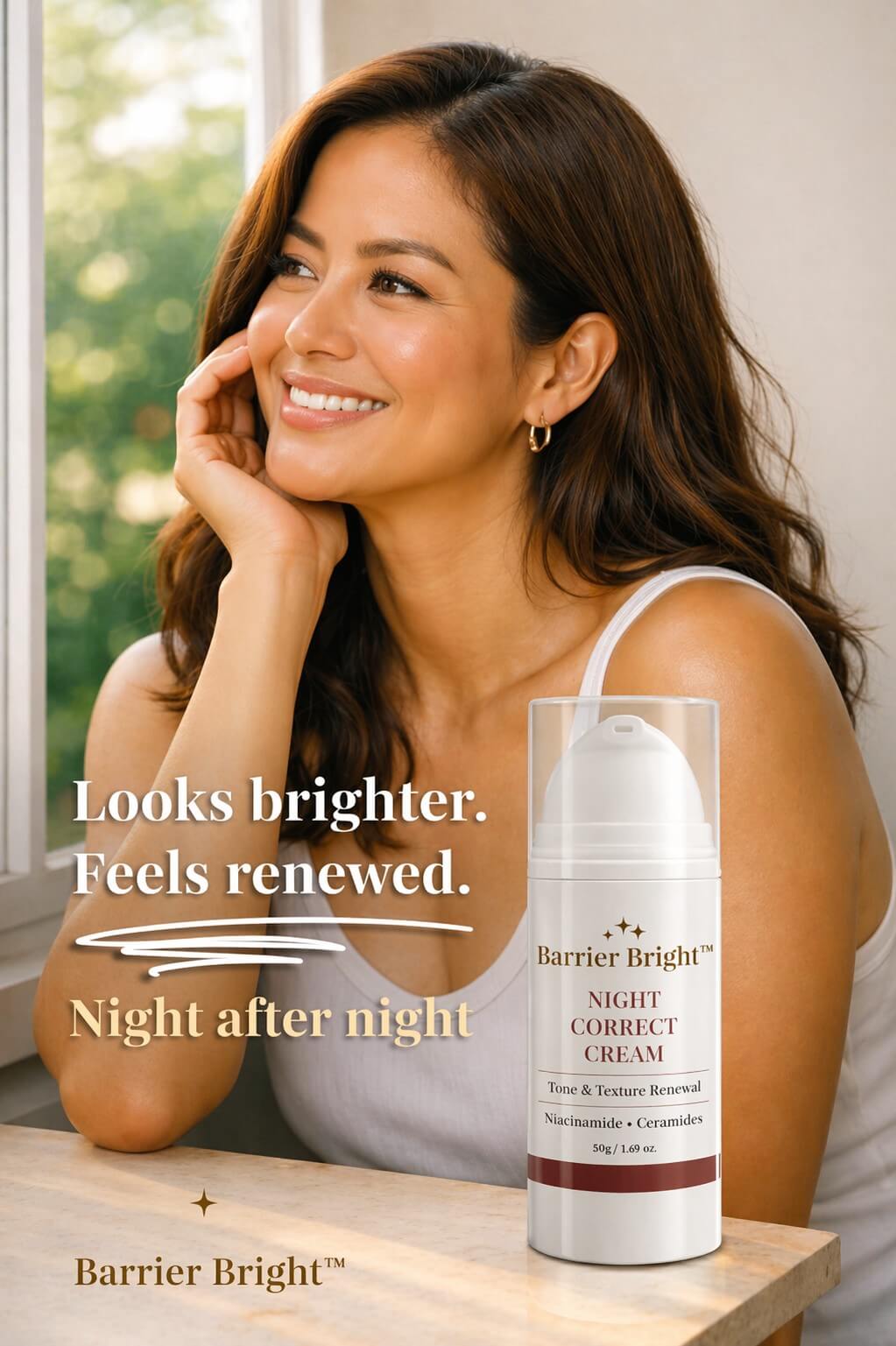 Barrier Bright™ Healthy Skin Essentials Bundle: Velvet Glow, Night Correct Cream & Day Veil Lotion