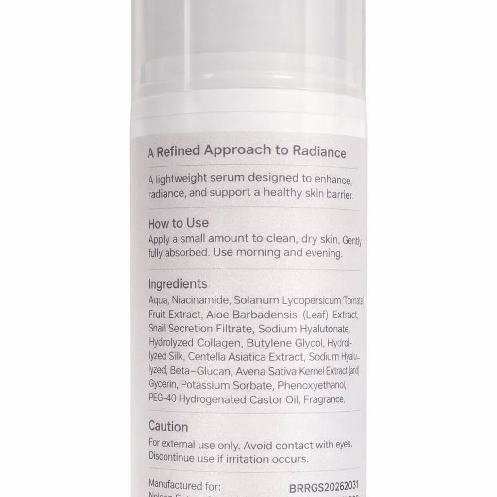 Barrier Bright Revitalizing Glow Serum deep hydration formula for smooth radiant-looking skin daily use