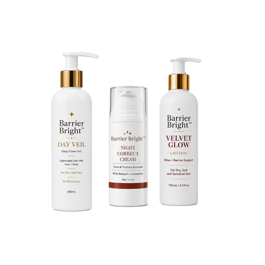 Barrier Bright Signature Bundle Complete Daily Skin Care Collection for Face and Body