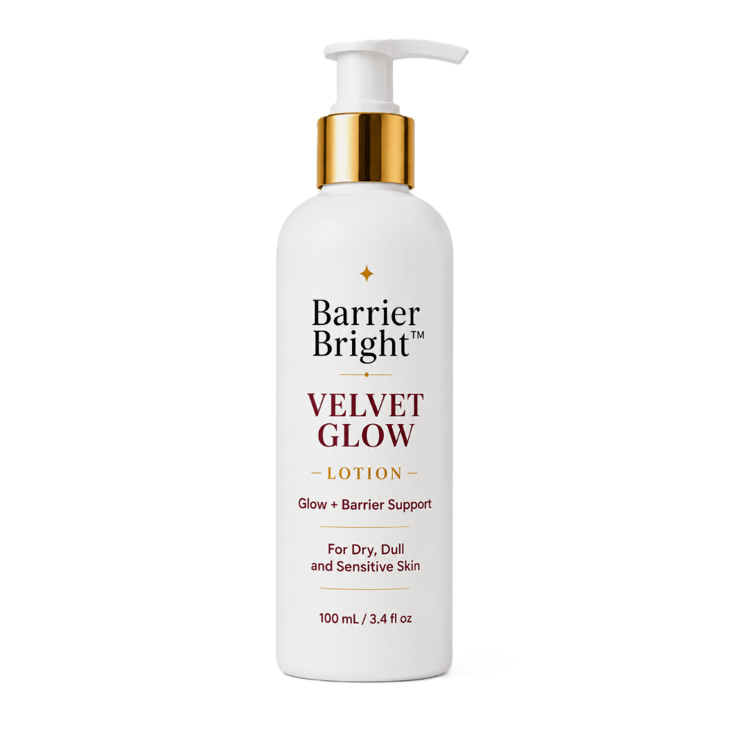 Barrier Bright Velvet Glow Lotion 100ml Glow and Barrier Support Moisturizer for Dry and Sensitive Skin