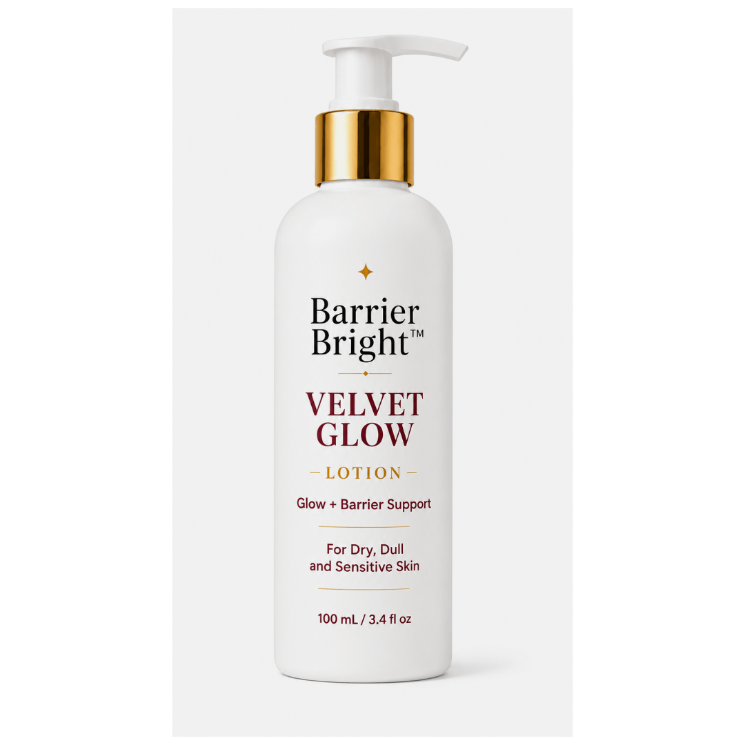 Barrier Bright Velvet Glow Lotion 100ml Glow and Barrier Support Moisturizer for Dry and Sensitive Skin