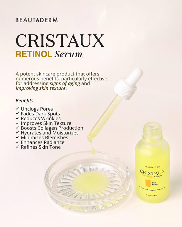 Beautederm Cristaux Retinol Serum: Skin Repair, 30ml / 1 fl. Oz