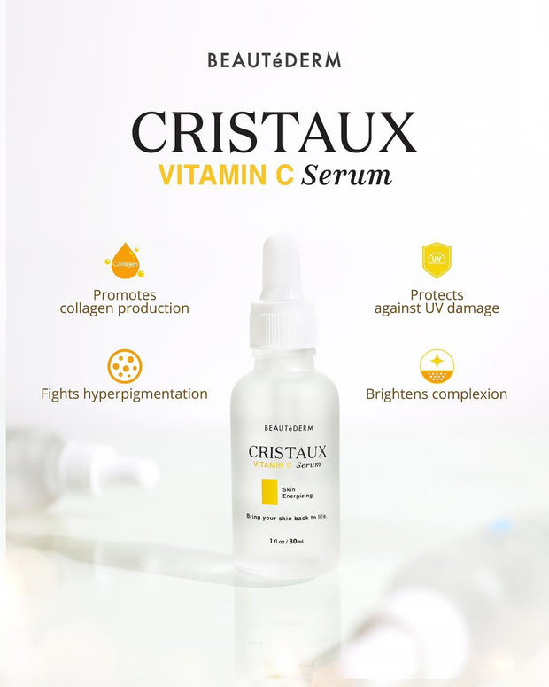 Beautederm Cristaux Vitamin C Serum: Skin Energizing, 30ml / 1 fl. Oz