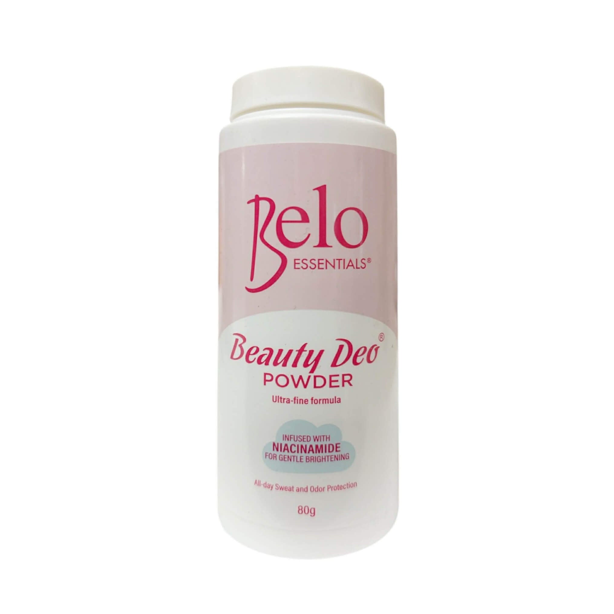 Belo Essentials Beauty Deo Powder with Niacinamide 80g – Gentle Underarm Care for Daily Freshness & Skin Comfort