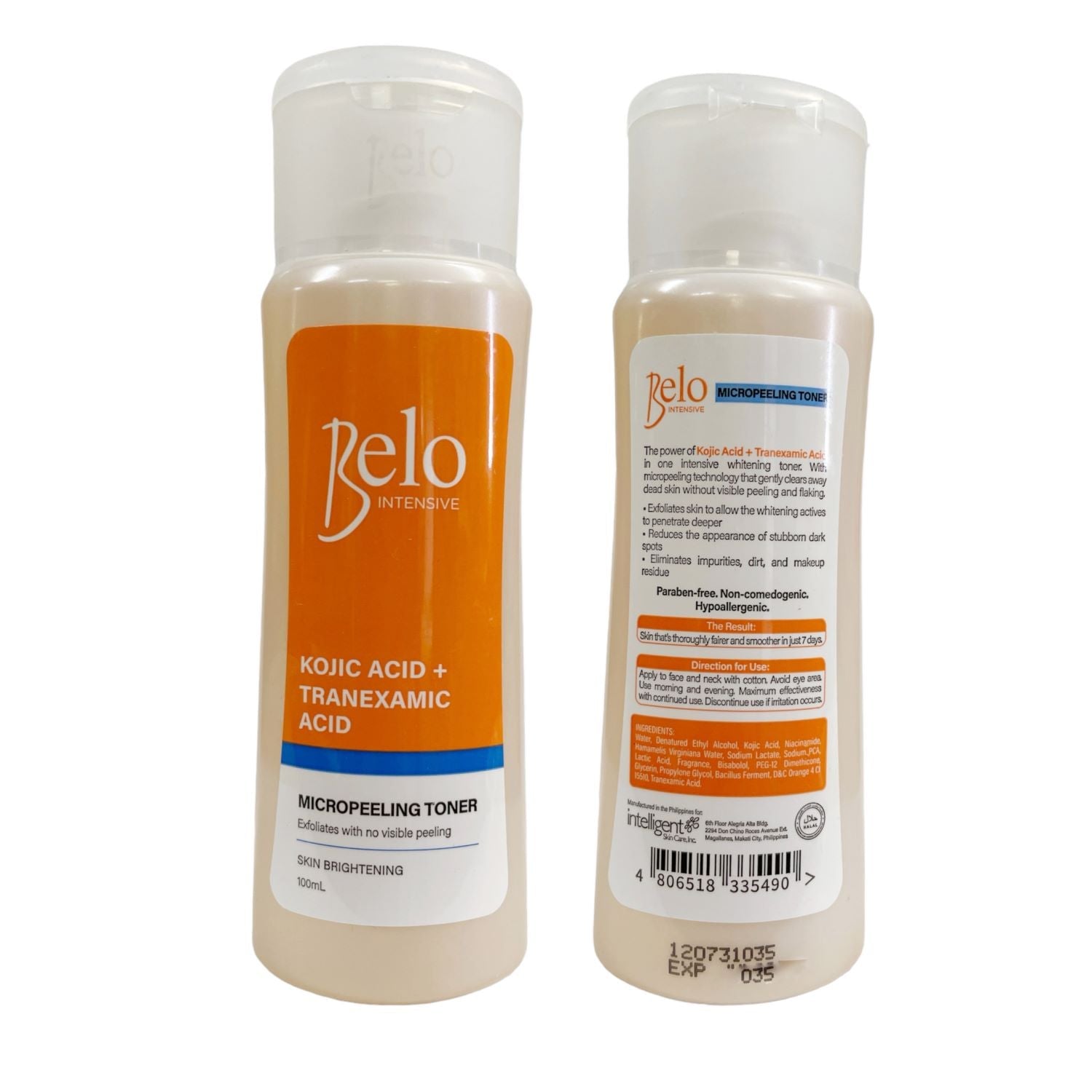 Belo Kojic & Tranexamic  Acid Micropeeling Toner 100ml