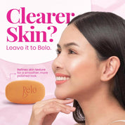 Belo Essentials Papaya Soap Bar Set 65g x 3 face and body daily cleansing soap