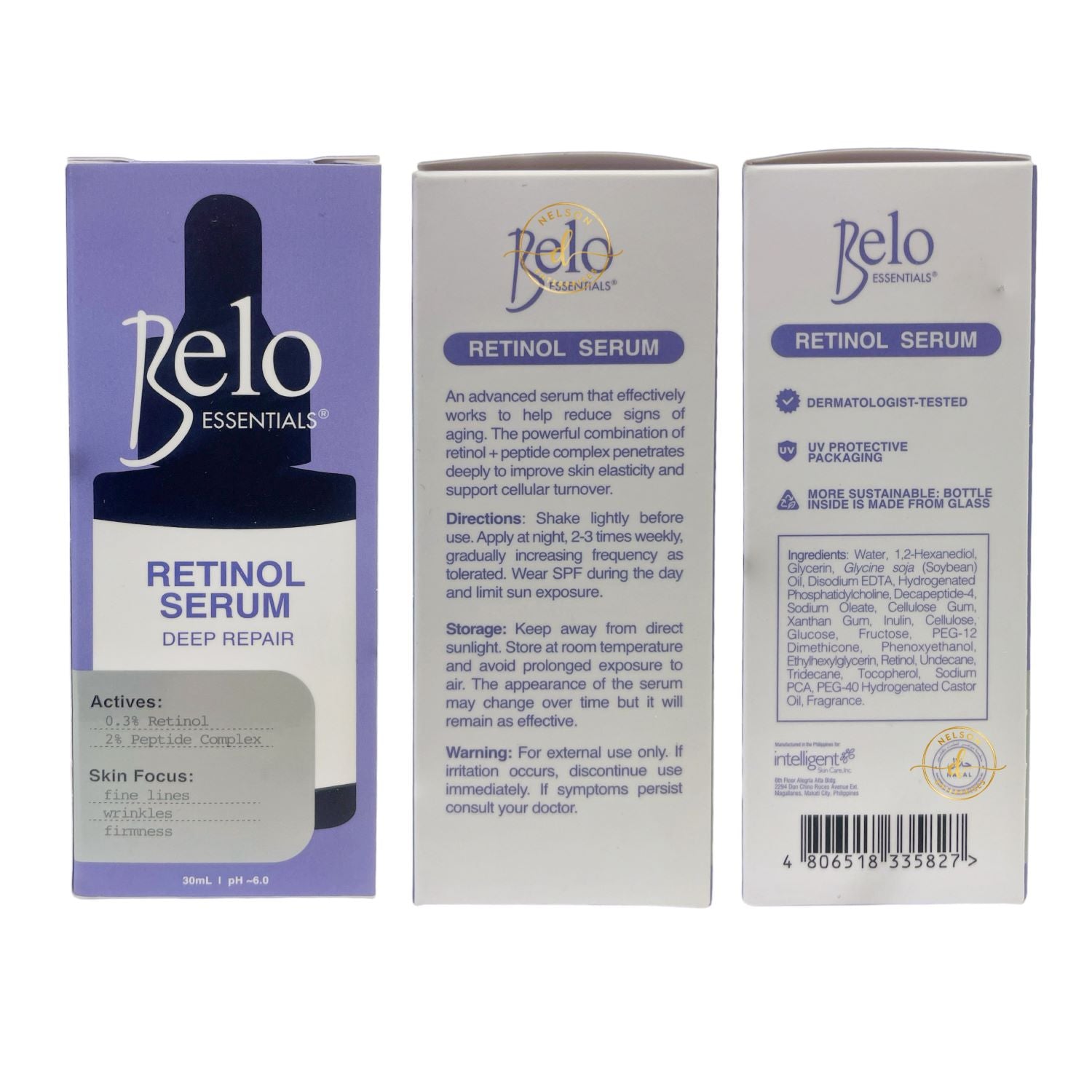 Belo Essentials Retinol Serum Deep Repair, 30ml