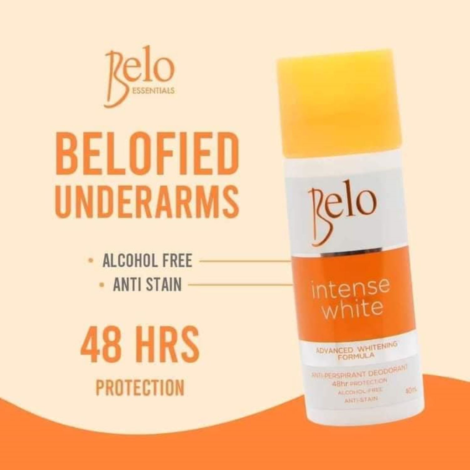 Belo Underarm Cream & Deodorant (Orange Variant)