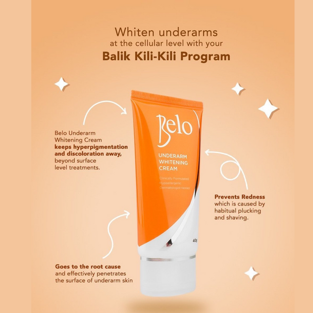 Belo Underarm Cream & Deodorant (Orange Variant)