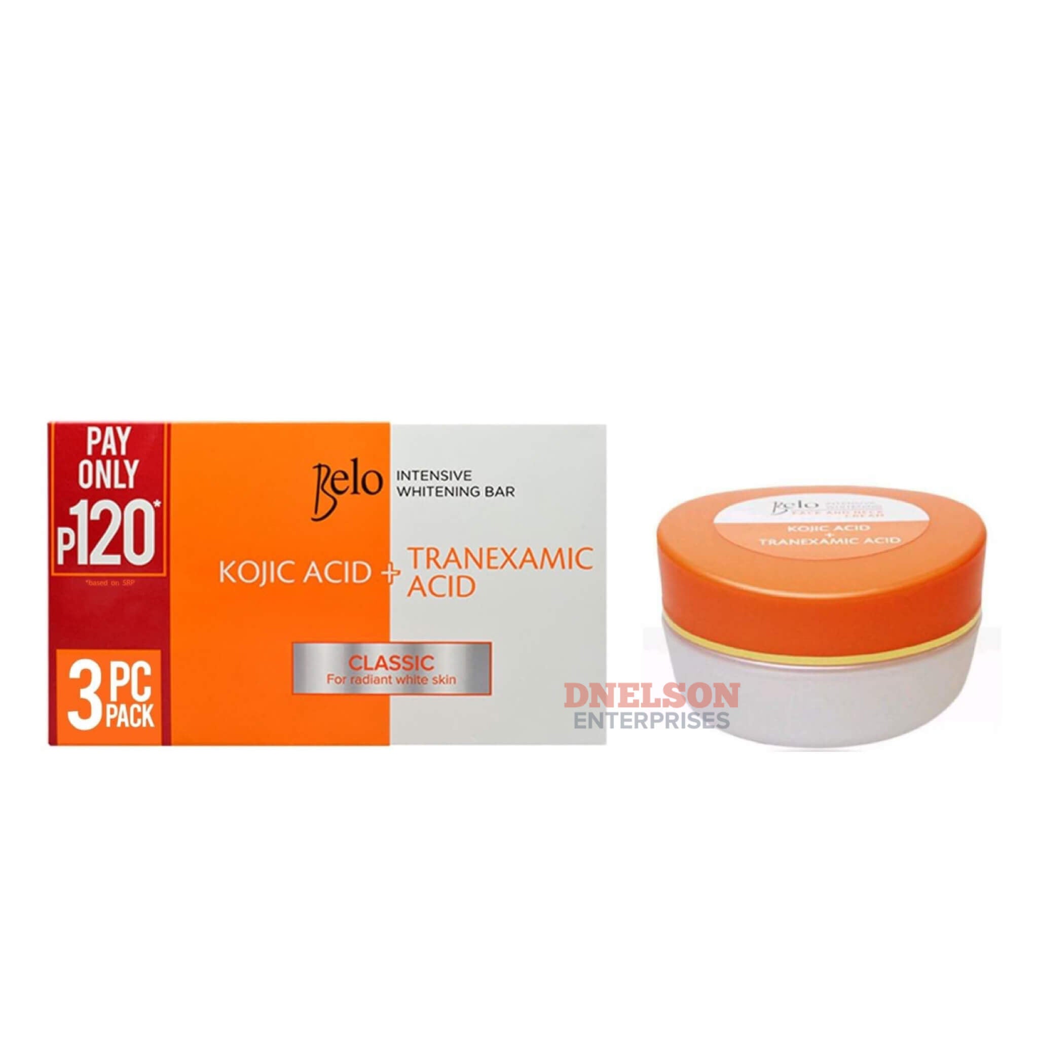belo whitening glutathione kojic soap Essentials Bar Smoothening Gently Exfoliates and Whitens Body, 135 gm Flawlessly U 2in1 Double Active