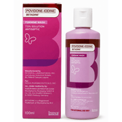 Betadine Feminine Wash 25ml concentrated formula requiring only a few drops per application