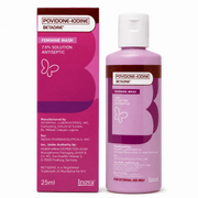 Betadine Feminine Wash 25ml concentrated formula requiring only a few drops per application