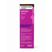 Betadine Feminine Wash 25ml daily feminine hygiene care with concentrated povidone-iodine formula for personal cleansing routine