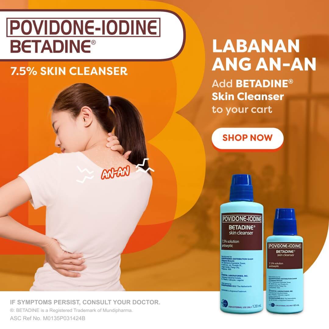 Betadine Povidone-Iodine Skin Cleanser supports external hygiene care