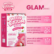 Lychee iced tea collagen supplement drink by BLOOM GLAM – 10-pack