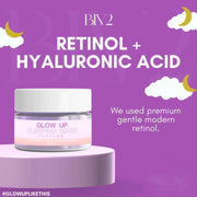 BLV2 Glow Up Sleeping Mask With Retinol & Hyaluronic Acid, 300g