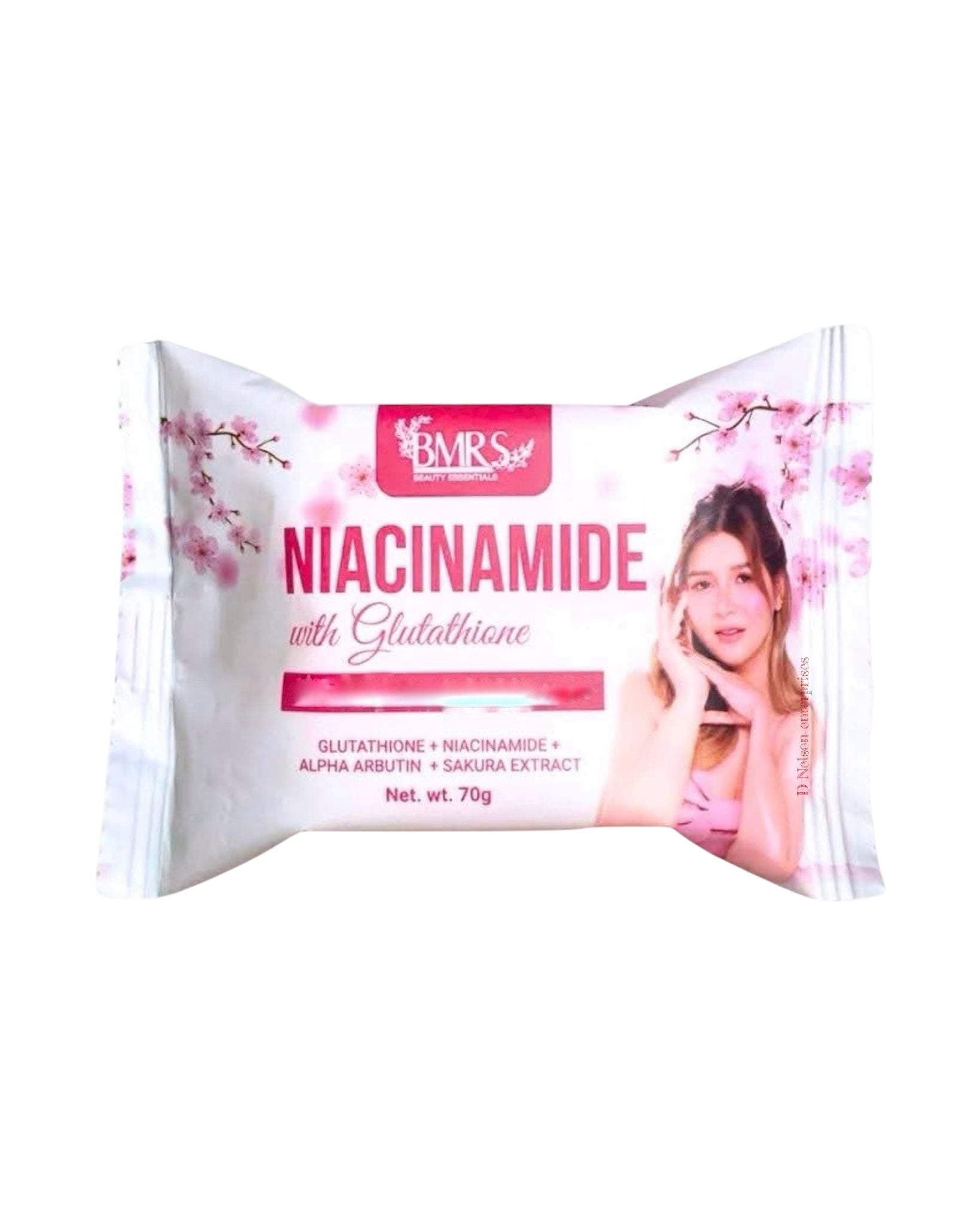 12  Bars BMRS Niacinamide with Glutathione Premium Brightening Soap, 70g each