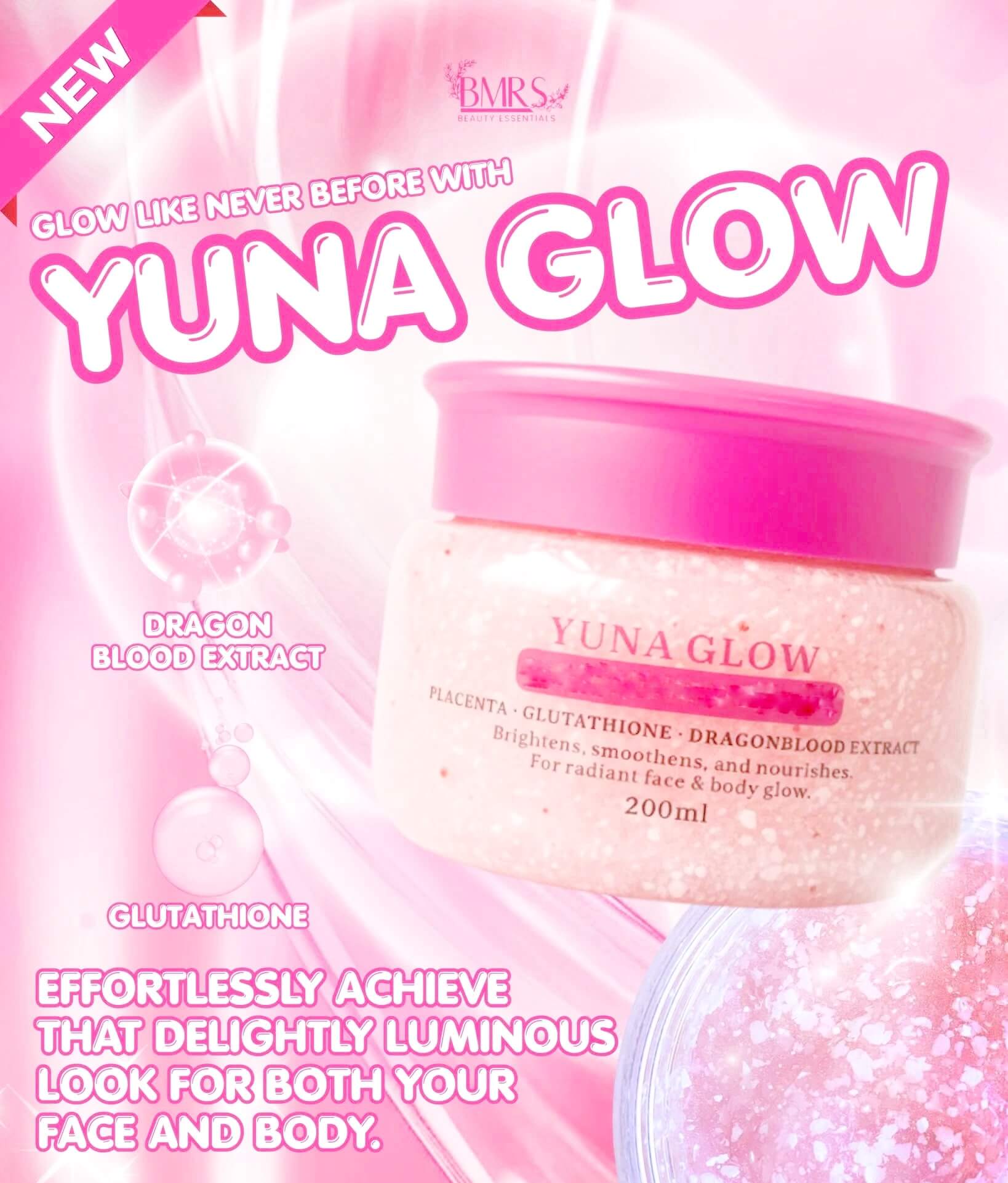 BMRS YUNA GLOW Face & Body Cream 200 ml – Provides daily hydration and comfort for face and body.