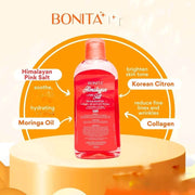 Bonita Himalayan Pink Salt Face and Body Oil SPF 30 offering daily moisture and sun protection in a lightweight formula.