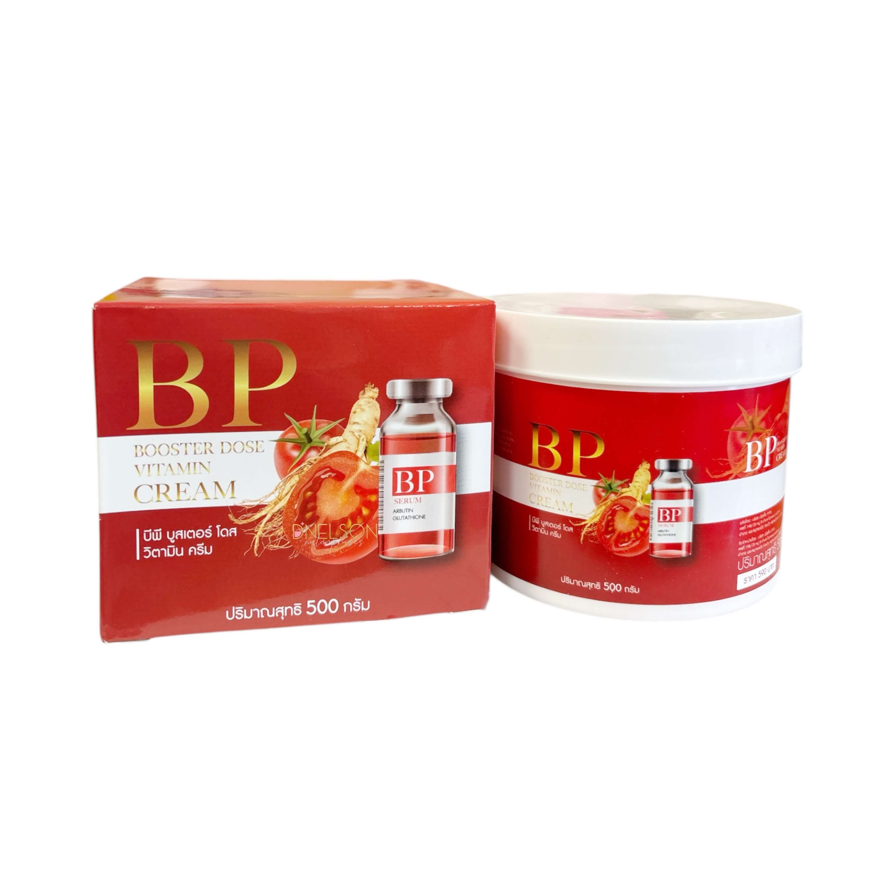 BP Booster Dose Vitamin Cream 500g | Intensive Moisturizing Body Cream with Collagen, Niacinamide & Ginseng Extract