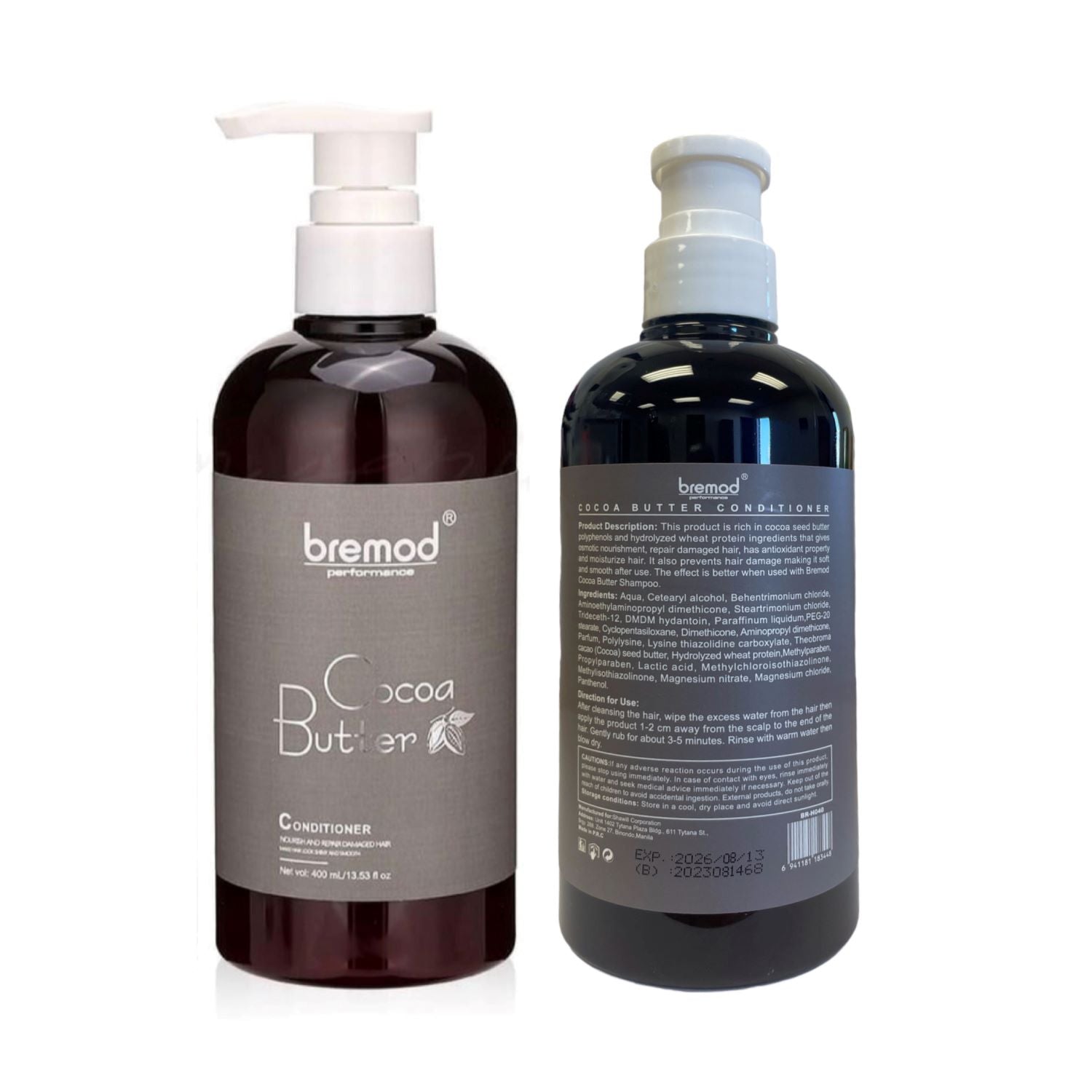 BREMOD Cocoa Butter Nourish & Repair Shampoo & Conditioner