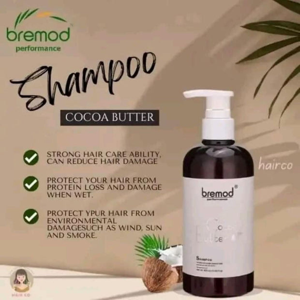 Bremod Cocoa Butter Shampoo Nourish and repair