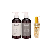 BREMOD Cocoa Butter Shampoo & Conditioner + Argan Oil Moisturizing Treatment