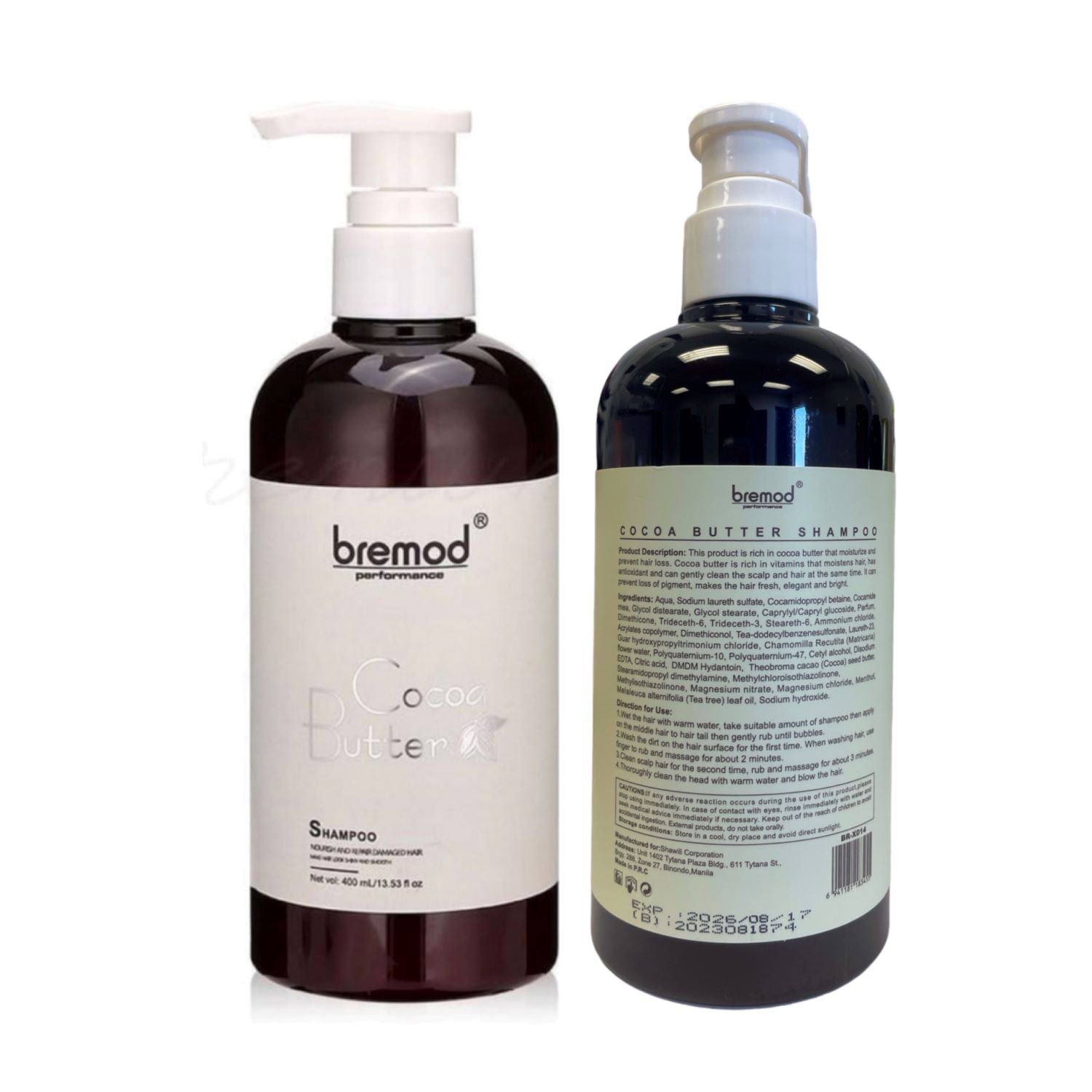 BREMOD Cocoa Butter Nourish & Repair Shampoo & Conditioner