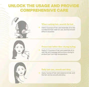 Bremod Premium Series 10 in 1 Hair Cream Serum provides heat protection during styling