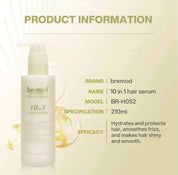 Bremod Premium Series 10 in 1 Hair Cream Serum for dry and damaged hair