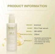 Bremod Premium Series 10 in 1 Hair Cream Serum for dry and damaged hair