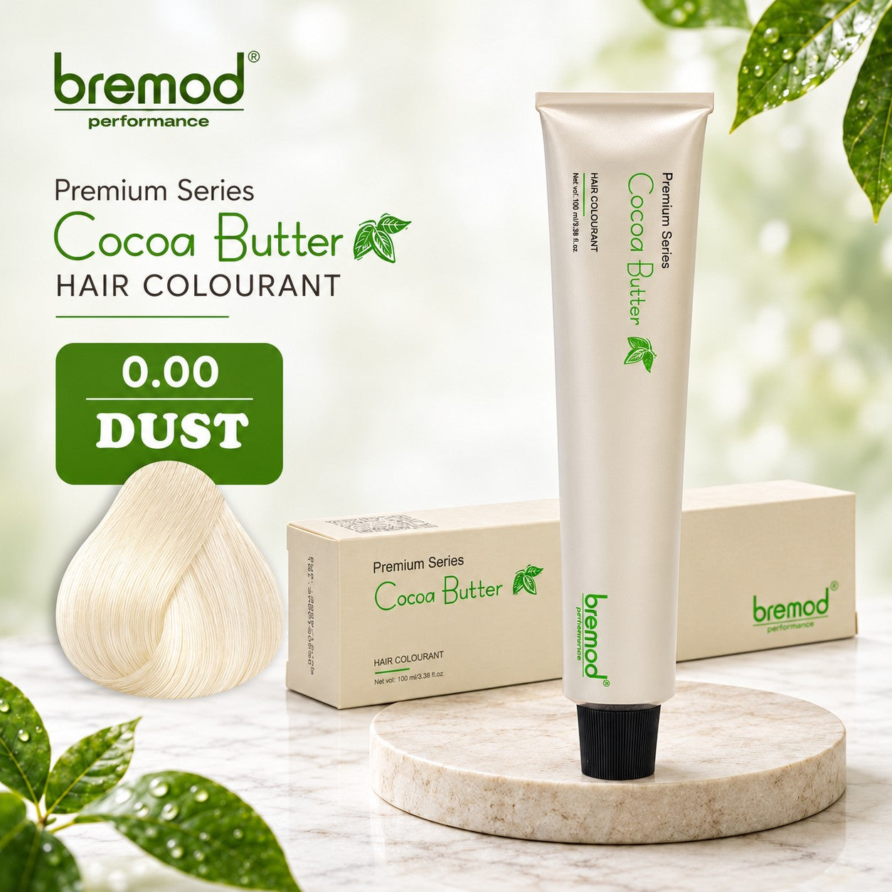 Bremod Premium Series DUST Hair Color 3-Piece Set for creating a rich-looking hair color finish with professional styling appeal.