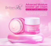 Brilliant Skin Essentials Advanced Moisture Booster Gel-Cream 50g helps skin feel soft smooth and comfortable.